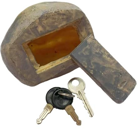 Zibeem Nascondiglio Per Chiavi A Forma Di Roccia Da Esterno,Decorazione Da Giardino Per Interni Ed Esterni | Portachiavi Antifurto Impermeabile per Interno Esterno Giardino Cortile Sicurezza