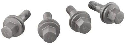Bulloni ruota Compatibile con Peugeot 206 207 308 407 4 pezzi da 17 mm bulloni per ruote dadi perni per ruote elementi di fissaggio per cerchi in lega OE 9817024580 540567
