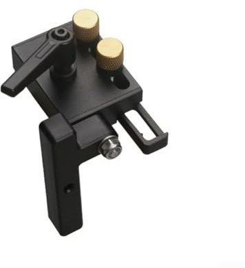 Limitatore di scanalatura a T in lega di alluminio per banco router per la lavorazione del legno, tappo scorrevole con manico girevole, blocco di limitazione di precisione per binari a T standard da