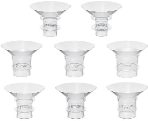 ibasenice 8 Pack Silicone Flange Inserts for Wearable Electric Breast Pumps