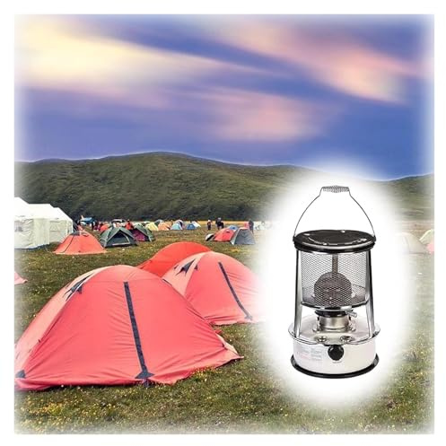 Indoor Kerosene Stove Burner， Camping Stove Outdoor Kerosene Heater Stainless Steel Burner(White (6l))