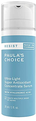 Paula's Choice Anti Aging Gesichtsserum, Mischhaut bis fettige Haut,30 ml | Reduziert Pickelmale - Sichtbare Reduzierung Vergrößerter Poren - Leicht Antioxidantien - mit Niacinamid & Hyaluronsäure