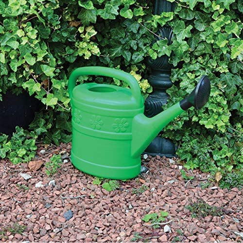 garden mile Arrosoir en plastique vert de 10 L avec rosiers amovibles pour jardin, plantes aquatiques, bordures de pelouse, patio - Outil de jardinage à main léger