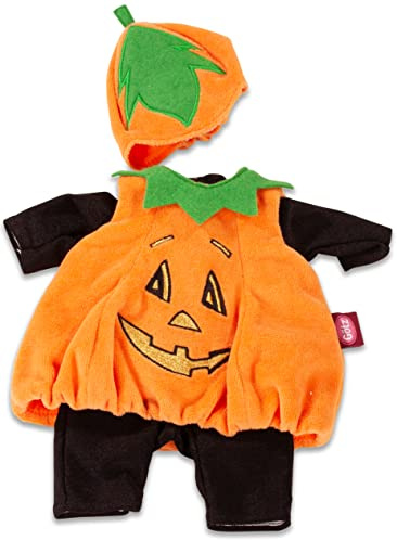 Götz 3403313 Kombination Halloween – Puppenkleidung und Puppenzubehör für Babypuppen Gr. S von 30 – 33 cm und Stehpuppen Gr. XM 36 cm und Gr. XL von 45 – 50 cm
