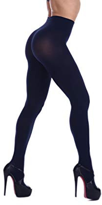 Frola Tights för kvinnor, 80 denier, halvt ogenomskinliga, enfärgade strumpbyxor med hel strumpa, damtights