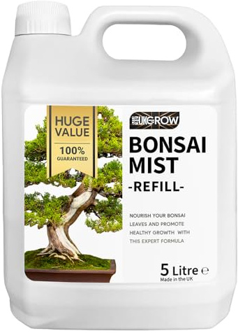UK Grow 5L Bonsai Mist & Spray Refill – Nourish & Revitalise for Lush Bonsai Growth (5L Houseplant Mist)