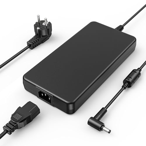 shefor Netzteil 230W Laptop Ladegerät Compatible Con MSI GS66 GS65 GS76 GS75 WS65 WS66 WS75 WS76 Stealth P65 P75 Creator A17-230P1A A12-230P1A Chicony Ladekabel 19.5V 11.8A 【5.5 X 2.5 mm】