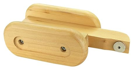 JISADER Sauna Door Handle Wooden, Door Pull Wood Door Pull Handle Gate Handle for Barn Door Bathroom Shower Room Home Decor