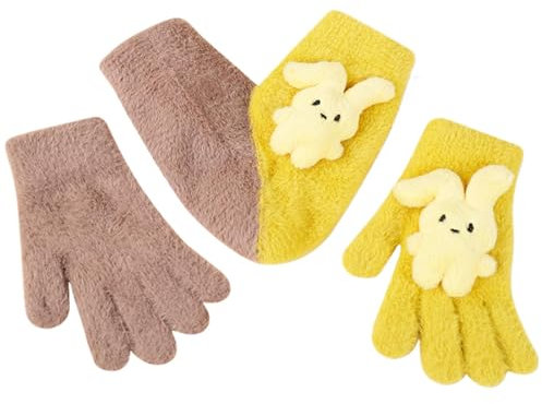 Generisch Paar Handschuhe, warme Winterhandschuhe - Love Holding Hands Handschuhe für kaltes Wetter,Touchscreen-Paarliebhaber Winter verdickter warmer Handschuh, warme Winterhandschuhe für Liebhabe
