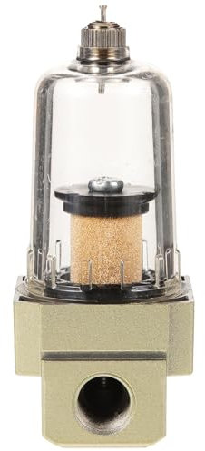 Amosfun Filtre à Air pour Compresseur avec Séparateur Eau Huile Régulateur de Pression Installation Facile Utilisation Industries Élément Filtrant Remplaçable