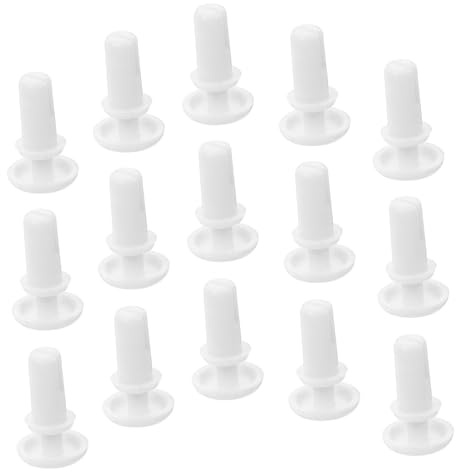 Ciieeo Kit 100 Pezzi Clip in Nylon Bianche per Auto Proprietà Isolante e Resistenza allo Sbiadimento, Perfette per Pannelli e Paraurti in Uffici e Abitazioni