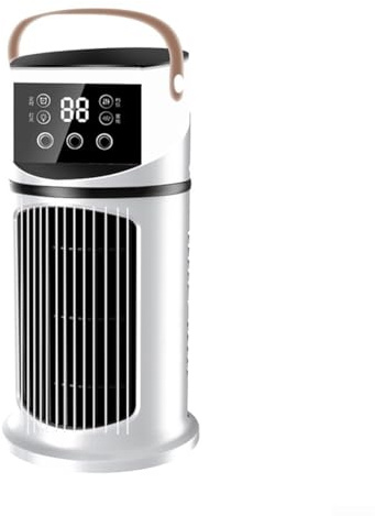 HpLive 4-in-1 Mobiler Luftkühler Mini Klimaanlage Ventilator mit Luftbefeuchter Leiser Nachtmodus Timing-Funktion für Büro Zuhause