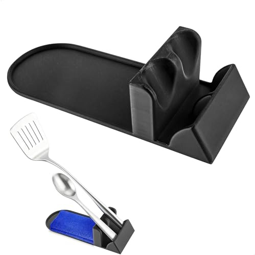 Poggia Mestolo Cucina, Mensola Portautensili Funzionale Per Diversi Utensili, Mestoli, Spatole, Pinze, Spugne Supporto Piano Di Lavoro, Cottura, Tavolo Pranzo