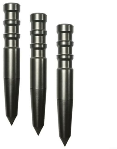 Scalpello a punta in acciaio trattato termicamente con punte in carburo, tagliente di precisione e design antiscivolo per punzonatura controllata e realizzazione di fori su legno, metallo e vetro