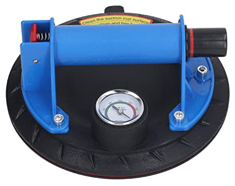 Jonlaki Ventosa de Bomba Manual Resistente con Antideslizante para Vidrio, Azulejos y Mudanzas Seguros - Monitoreo en Tiempo Real y Almacenamiento Portátil