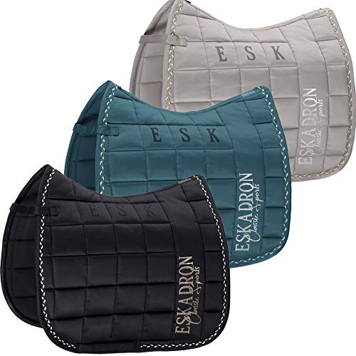 Eskadron Schabracke Big Square Glossy in softgrey, Caviar oder tealblue, Größe:Vielseitigkeit (VS), Farbe:Caviar