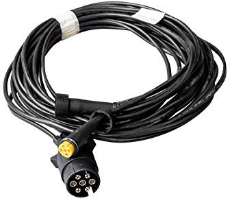 Faisceau Électrique Remorque 5 m - Prise 7 PIN + 2x Connecteurs Bajonette 5 PIN - Câble Plat 0,75 mm²