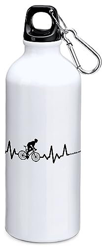 K KRUSKIS - Bidon 800 ml Ciclismo Biking Heartbeat