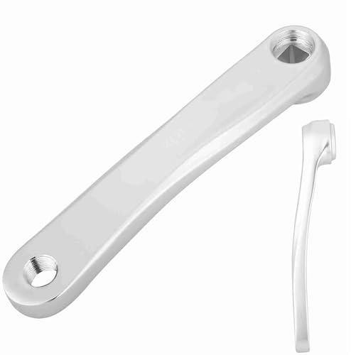 ZAWELIYO Fahrrad-Linkskurbel, Fahrrad Kurbelarm Links 170mm, Aluminium Kurbelset Ersatz Kompatibel mit Leichtbau Kurbelgarnitur für Rennrad Citybike