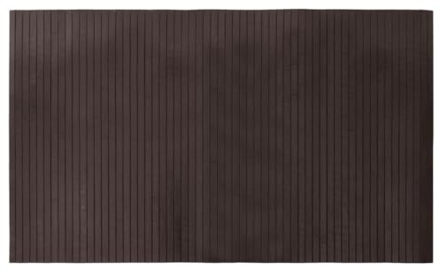 vidaXL Alfombra Rectangular bambú marrón Oscuro 60x100 cm