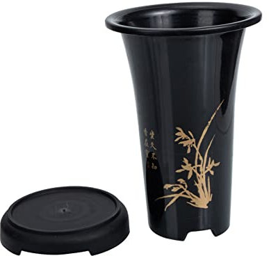 SEWOART 2 Sets Orchidee Topf Wasser Fangen Tablett Pp Material Einfache Entwässerung Anlage Gesundheit Dekorative Blumentöpfe