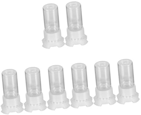 COLLBATH 8stücke Ant Nest Wasserspender Transparente Futterbehälter Für Ameisen Einfache Installation Trinkbecher Für Ameisenhaltung Material Für Ameisenfarm