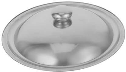 MAGICLULU Gusseiserner Deckel Mit Universellem Wokgriff Hitzebeständiger Ersatzgriff Für Pfannendeckel Kompatibel Stahldeckeln Mikrowellendeckel Als Spritzschutz