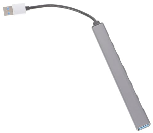 Hemobllo USB y Diseño Especial Divisor de 7 Puertos Chip Avanzado Integrado, Aleación de Aluminio para Expansión Rápida y Segura de Puertos Múltiples en Ordenador