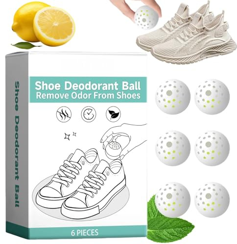 Shoe Deodorizer & Freshener Balls, Ball Deodorant,Shoe Deodorant,Shoe Odour Eliminator,Foot Odour Eliminator,Foot Smell Remover,Eliminate Odors,Release Fresh Fragrance,Long-Lasting Fresh Scent