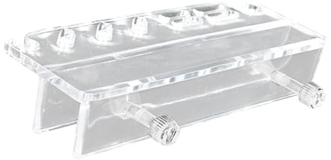 Aquarium Tank Tool Holder Clear Tool Storage Space-Saving -on | Aquarium Accessory Tool Rack for Fish Tank Aquarium Accessories Clean Tidy Storage Rustproof Rack Holder Slip-Resistant