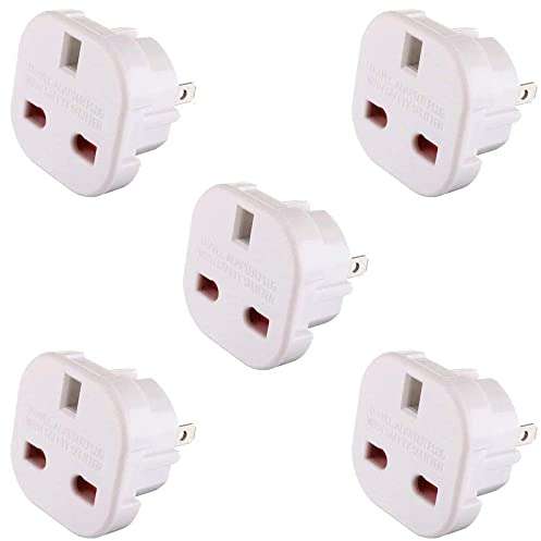 Gadgets Hut UK - 5 x UK to US Travel Adaptor suitable for USA, Canada, Mexico, Thailand - Refer to Product description for Country list