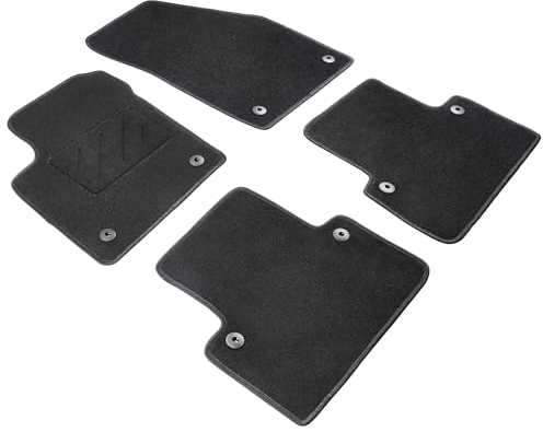 WALSER Comfort Auto Teppiche für Volvo S40 II/V50 12/2003-12/2012, Volvo C30 09/2006-12/2013, 100% passgenaue Auto Fußmatten Made in Europe, Fußmatte Auto, Autoteppich Auto, Fussmatten Auto