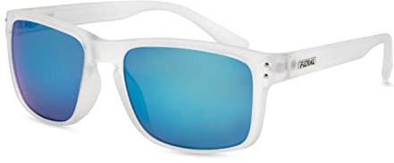 FILTRAL Sonnenbrille/Sportliche Sonnenbrille mit blau verspiegelten Gläsern und matt-transparentem Rahmen für Damen & Herren F3093622
