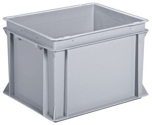 Horison Industries 5 pcs - 25L Euro Box, Euro Container Plastic Crate, Crates Storage Boxes, Stacking Crates, Storage Boxes, Van Storage Boxes Plastic Storage Crate, Plastic Milk Crates, 400x300x270mm