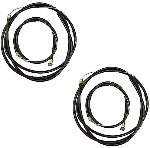 2 Sets of Bike Brake Cable, Universal Standard Bicycle Brake Cable for Road Bike, Mountain Bike MTB Friction Free & Galvanized