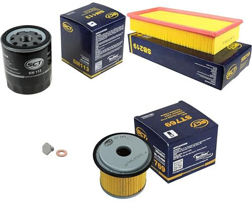 Inspektionspaket Wartungspaket Filterset mit Ölfilter SM 113, Luftfilter SB 219, Kraftstofffilter ST 769, Verschlussschraube