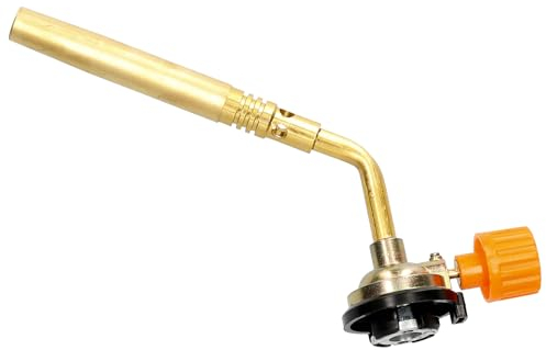 Z.M.C ALLZWECKBRENNER Gasbrenner 1,65 kW, Lötbrenner bis zu 1371 °C, Schweißbrenner Bunsenbrenner mit einstellbarer Flamme, Abflammgerät Lötlampe ideal für Werkstatt