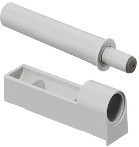 cyclingcolors 1x Möbeldämpfer Türdämpfer Möbeltürdämpfer Anschlagdämpfer mit lineare Adapter Grau, 3N (Licht)