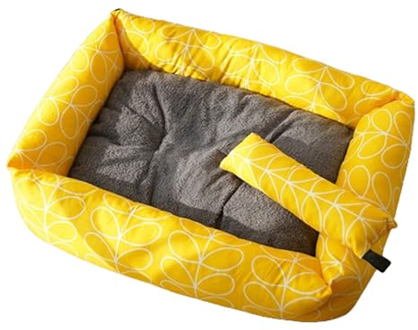 Blissbuilt Modernes Haustier-Sofa Stilvolles Haustiermatte Waschbar Haustierbett Bequem Luxus bequemes und atmungsaktives Wende Bettbettmatte (Kühl und Warm) für Hunde und Katzen Sofa für Heimtiere
