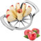 Affettatrice Per Mele Ultra Affilata In Acciaio Inossidabile Torsatore Per Mele Con Manico In Acciaio Inox Taglia Frutta Da 10 Cm Con Acciaio Inossidabile Per La Cucina Casalinga, Mele e Pere