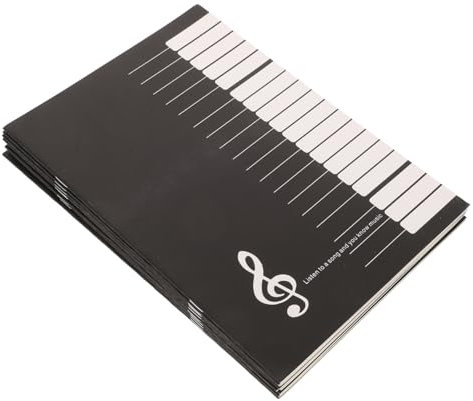 Notenbuch 10 Stück-pack für Gitarristen, Tragbares Fünf Buch mit 18 Seiten