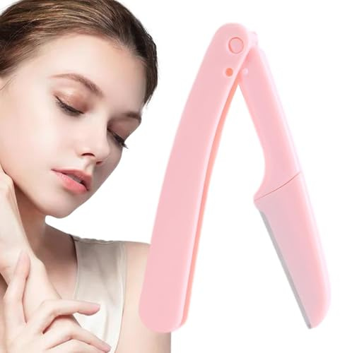 Trimmer sopracciglia, tagliacapelli per sopracciglia - Strumento per il taglio delle sopracciglia pieghevoli,Strumento professionale 'in, rasoio per viso portatile per donne e principianti