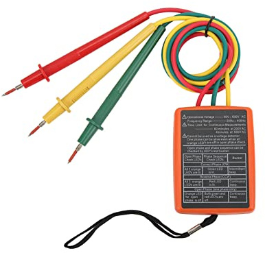 3 -fasrotationstestare, SM852B 3 -fashandelsåtgärd för en Anställd Till en Fabrik för Att Testa Elektricitet