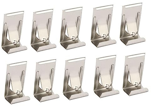 SOIMISS 60 Stück Metall Clips für Bilderrahmen Feder Klemmen für Sicheres Aufhängen von Fotos Kunstwerken und Holzrahmen Robustes Eisenmaterial Installieren Langlebig