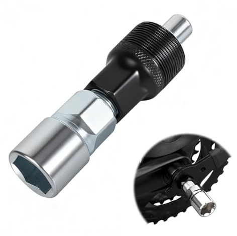 Ruayia Kurbelabzieher Fahrrad Tretlager Werkzeug Kurbel Entferner, Universal Fahrrad Kompakter Kurbelarm Abzieher Crank Puller für Standard, Square Type, 4-Kant, Vierkant-Kurbelarm,Shimano Octalink