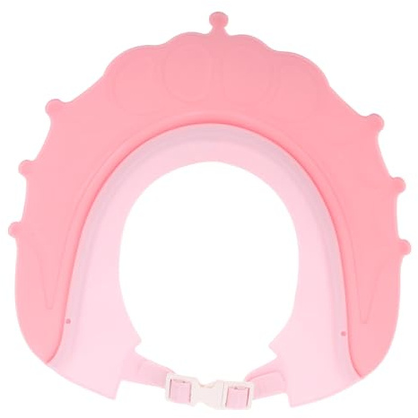 LOLIPPYY Cuffia Shampoo Regolabile per Visiera Corona e Protezione Orecchie Cappello Lavaggio Capelli per Ragazzo Ragazza e Bimbi Piccoli Accessorio Bagno Versatile e Sicuro