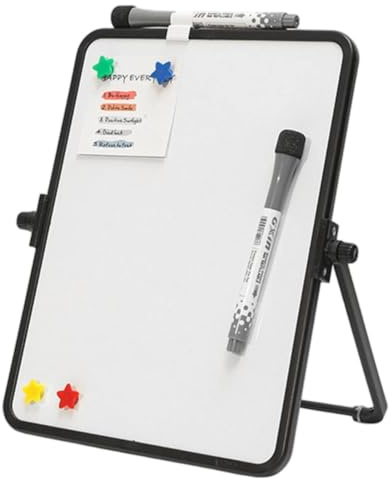 Lavagna Magnetica - Lavagna Memo Da Scrivania, Lavagnaa Memo Tavolo Fronte-retro Con Supporto E Pennarelli | Lavagnaa Di Pianificazione Riutilizzabile Cancellabile A Secco Per Appunti, Programmazione