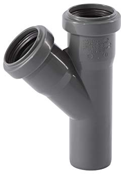 Ostendorf 171200 derivazione, Grigio, DN40/40/45 Grad