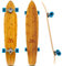 Magneto 44-Zoll-Kicktail Cruiser Longboard Skateboard | Bambus und Ahorn Deck | Hergestellt für Erwachsene, Jugendliche und Kinder (blau)