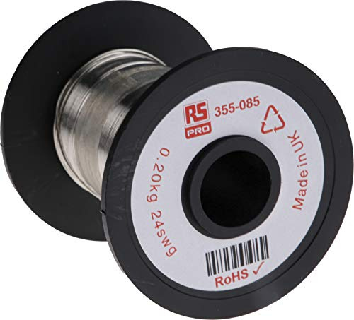 RS PRO Kupferdraht Zinn Ø 0.56 mm Außen-ø, Spule 91.3 m